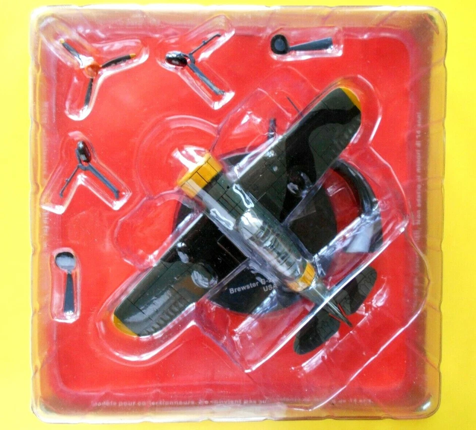 Die Cast WW2 Aircombat Brewster B239 Buffalo - USA - Deagostini - Échelle 1/72 - Photo 1/1