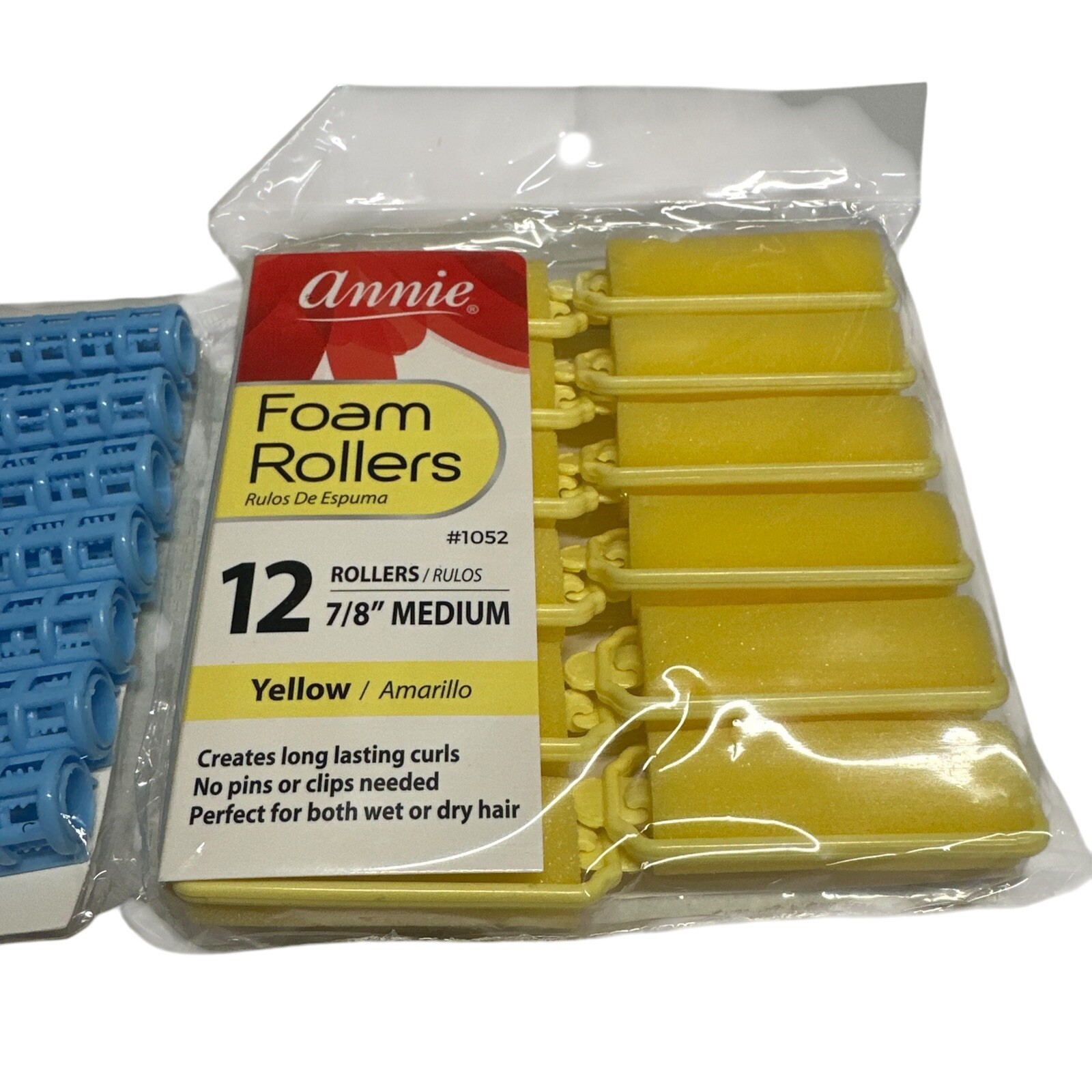 Lot Of 2 Sets Of Annie Rollers - Snap On And Foam - 26 Total Pieces 