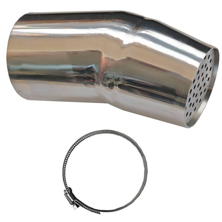cPelletVent Pro Horizontal Cap w/Tapered end Stainless Ferrule 4"