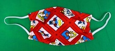Superhero Women Red Cotton Fabric Dust Face Mask New