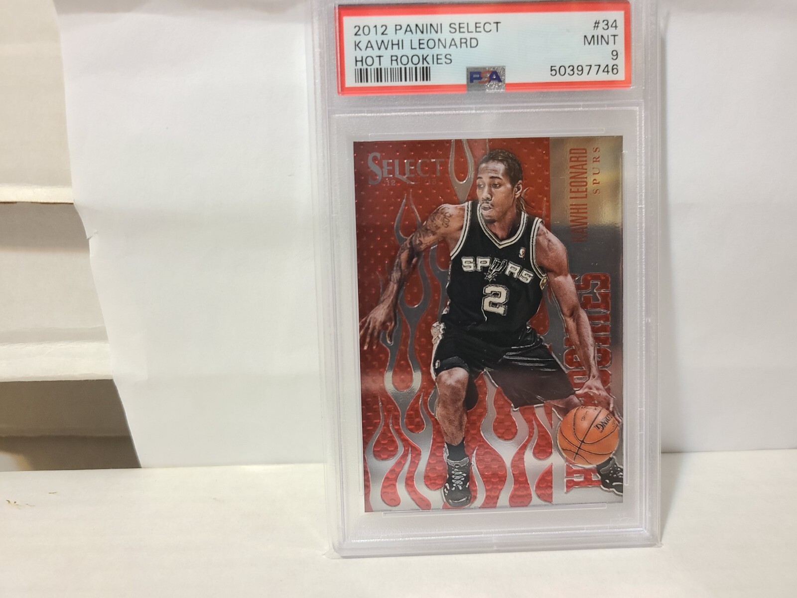 2012 SELECT KAWHI LEONARD HOT ROOKIES RC PSA 9 POP 36 CLIPPERS RARE SP SHARP