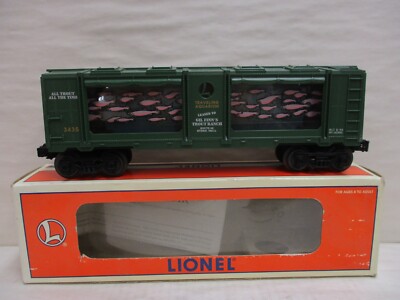 Lionel 6-16742 Gil Finns Trout Ranch Animated Aquarium Car #3435 Model Train