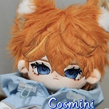 Anime Genshin Impact Tartaglia 20cm Plush Doll Dress up Toy Plushie Game