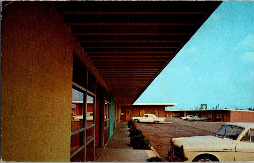 Vintage Postcard Fenton's Motel Jefferson St Joliet IL Illinois C336