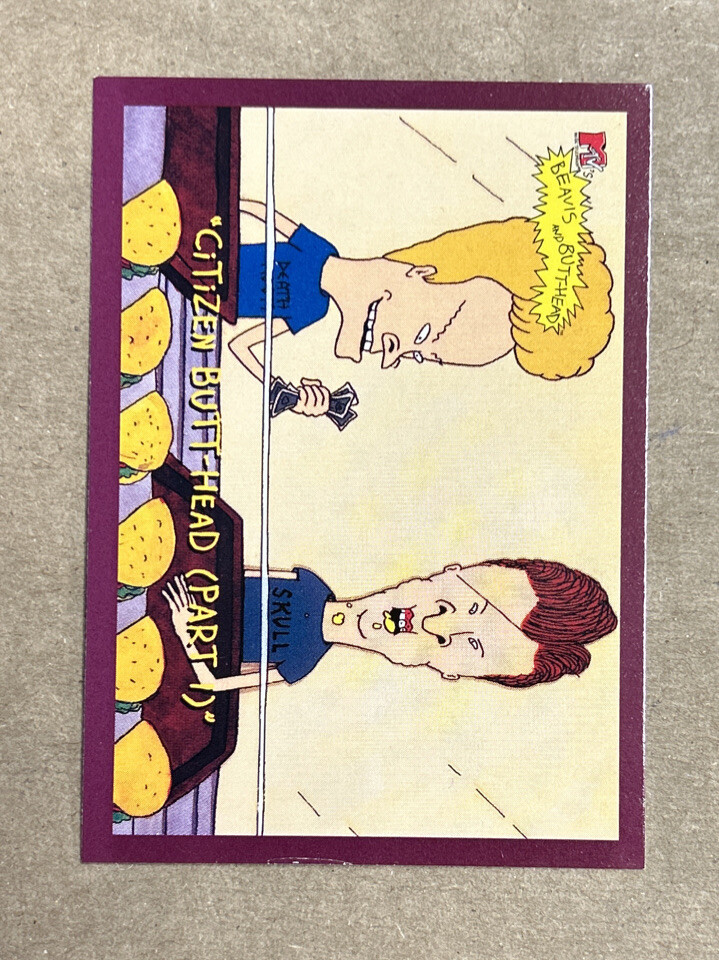激レア1994 vintage beavis and butt head Mtv 1994 MTV Beavis & Butt-Head Card #0269 | eBay