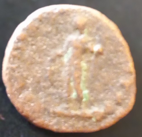 Münze römischer Kaiser Theodosius l regierte von 379-395 n. Chr.