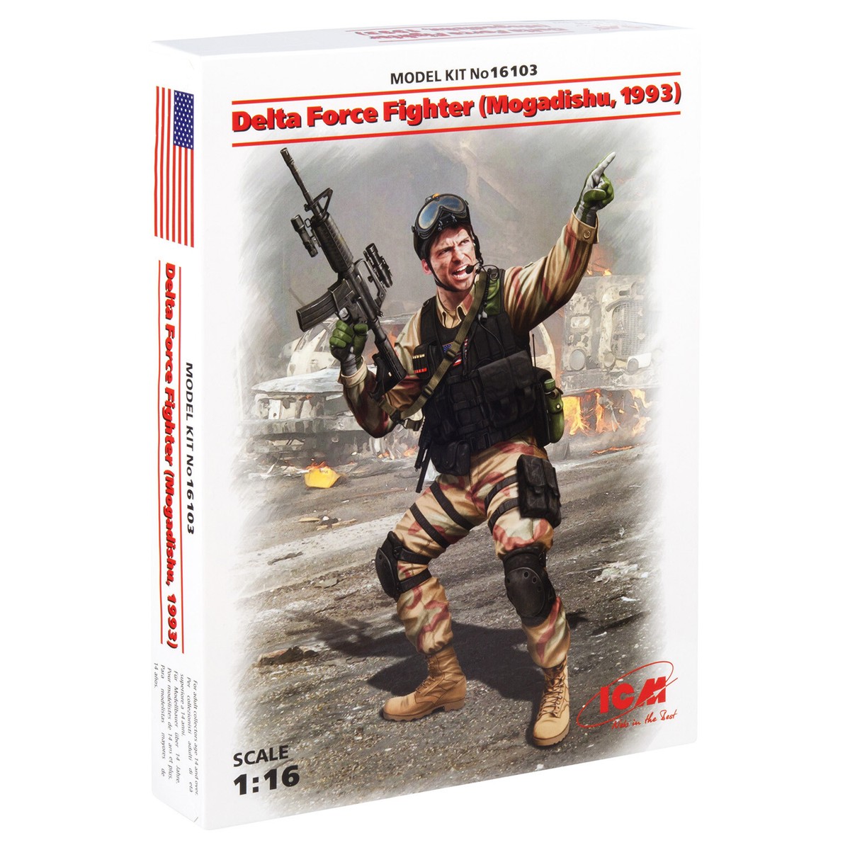 Delta Force Fighter Mogadishu, 1993 Plastic Model kit Scale