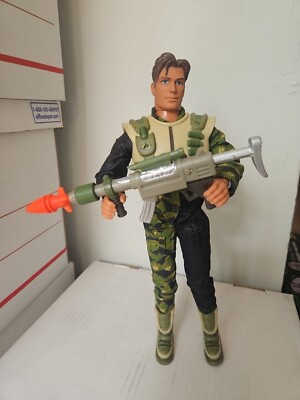 MAX STEEL COMMANDO MISSION PACK ACCESSORIES GUN RIFLE MISSILE 12'' FIGURE! L10