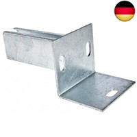685690 PfostenträGer FüR Zaunpfosten Auf L-Randsteinen | Zum Aufschrauben | Feue
