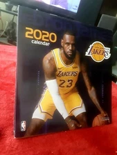 Turner Licensing, 2020 Calendars Los Angeles Lakers LeBron James Player Wall