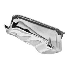 Cobra-Tek Fits  1986-2002 Chevy SB Small Block Oil Pan 305 350 383 Engine Chrom