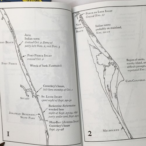 Jonathan Dickinson's Journal with MAP Charles & Evangeline Andrews FLORIDA 1696 - Imagen 8 de 19