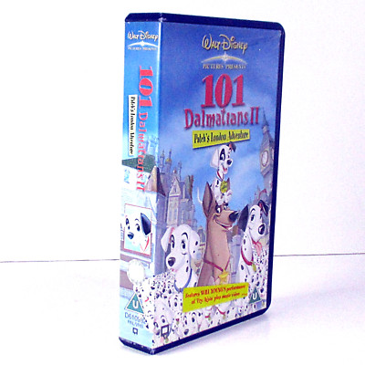 101 Dalmatians II (VHS Cassette, Surround 1997 Disney) PAL - Tested