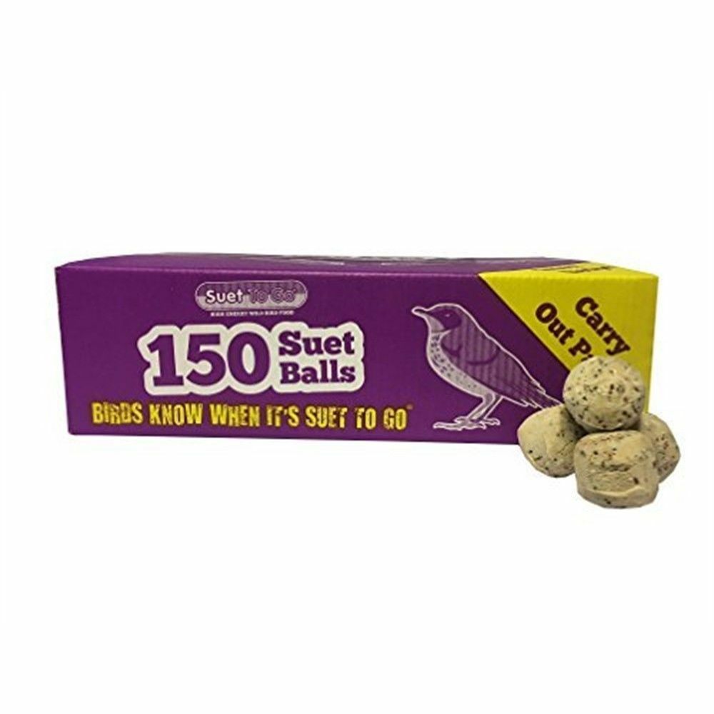Suet To Go Insect And Seed Suet Fat Balls Wild Bird X150 Box High