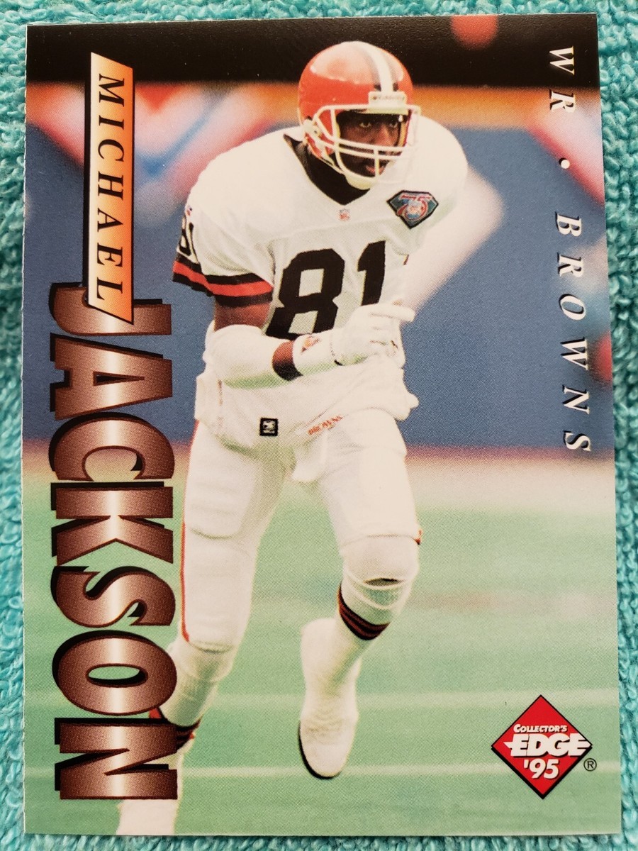 1995 COLLECTOR'S EDGE MICHAEL JACKSON #44 CLEVELAND BROWNS | eBay