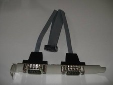 2-fach COM-Port Slotblech, Slotblende, Bracke...