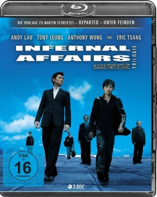 INTERNAL AFFAIRS TRILOGIE (ANTHONY WONG, ANDY LAU, ERIC TSANG,..) 3 BLU-RAY NEU
