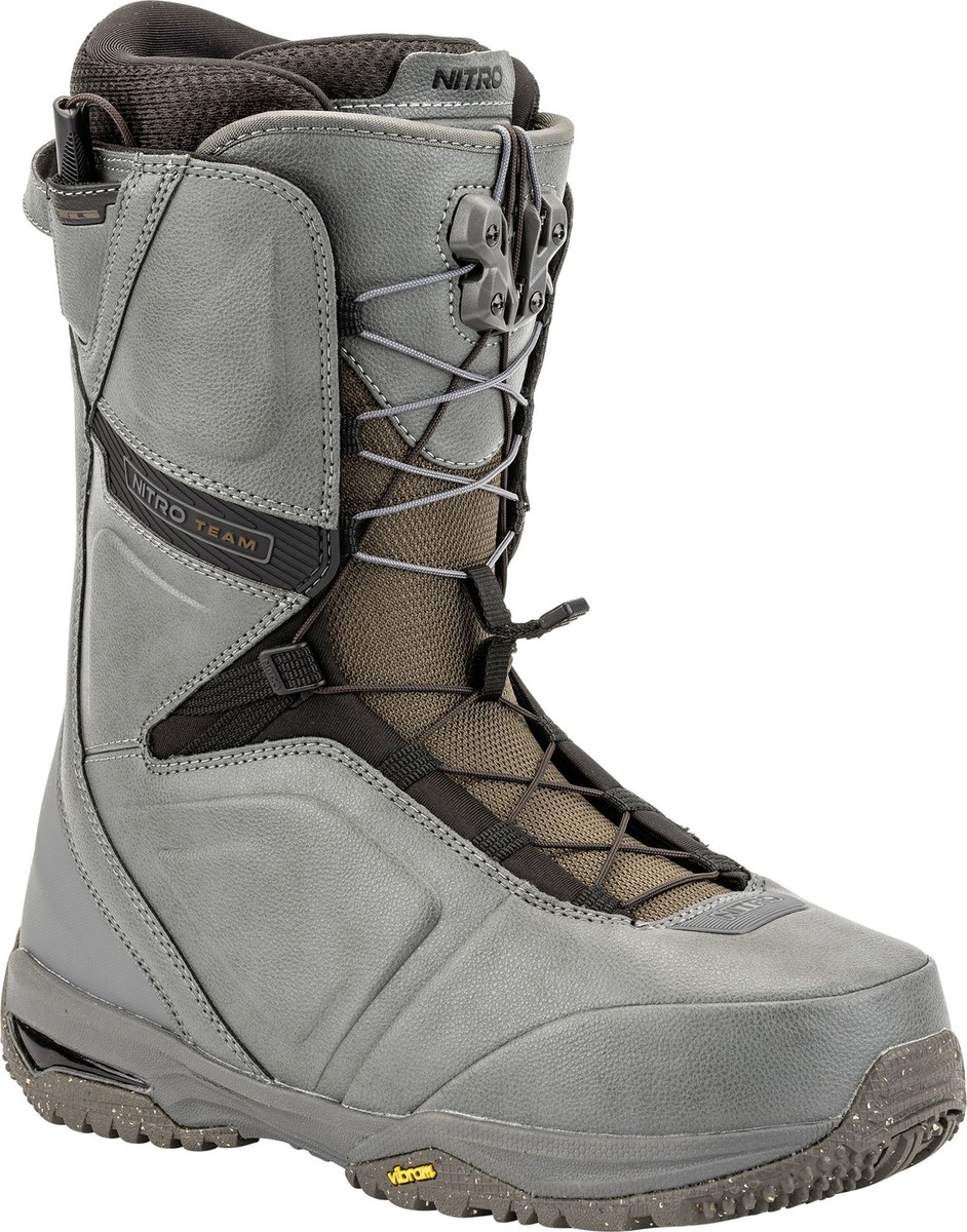 Nitro Team TLS Men's Snowboard Boots, Charcoal, M11 MY25 | eBay