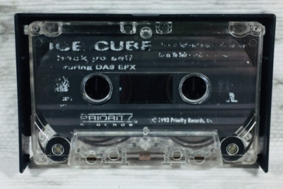 ICE CUBE - CHECK YO SELF / IT WAS A GOOD DAY 1993 CASSETTE MAXI SINGLE NO COVER