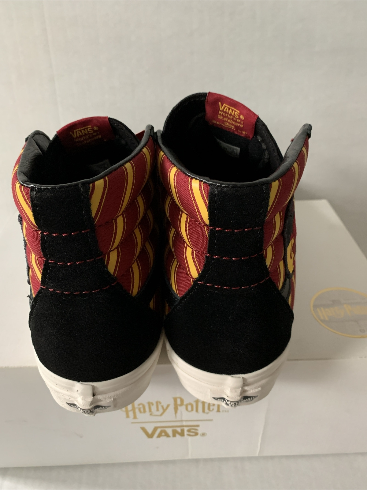 *NEW*Vans X Harry Potter Limited Edition Gryffindor Sk8-Hi Shoe Mens 9 image 9