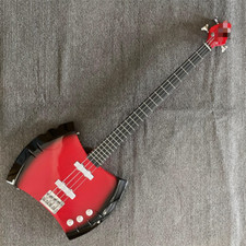 Marceline's Axe Solid Electric Bass Guitar Neck Through Body 4 Strings Red