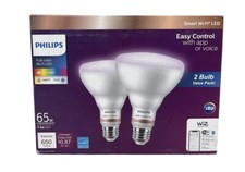 Philips Wiz Connected Smart WiFi LED 2 Bulb pack Easy control with app or voice