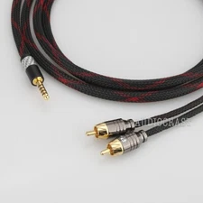 Audiocrast RCA Cable 4.4mm 5 Pole Male Balanced to 2RCA Upgraded Cable For pha2a