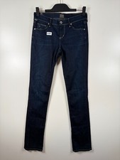 Citizens of Humanity Womens Ava Low Rise Straight Leg Dark Wash Jeans Blue Sz 26