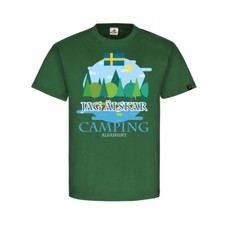 Jag älskar campeggio Sverige Svezia tende natura foresta laghi vacanza fan #31895
