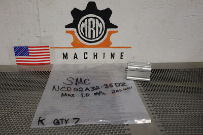 SMC NCDQ2A32-35DZ Cylinder Max 1.0MPa 2A3-4AV New Old Stock See All Pictures