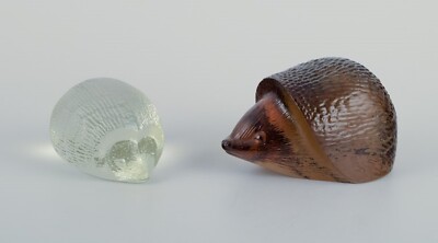 kosta boda　作家Paul hoff Paul Hoff for Kosta Boda / Svenskt Glas, four figurines in