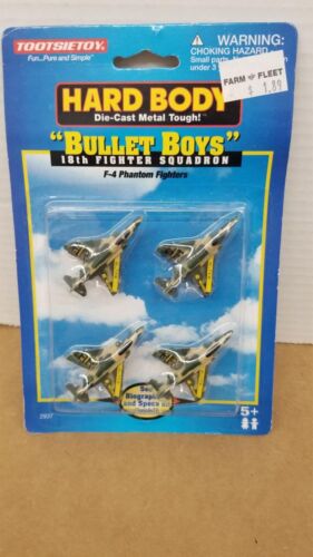 Tootsietoy Bullet Boys 18o Escuadrón de Combate 4 Aviones Phantom Fighters SIN USAR L4 - Imagen 1 de 3