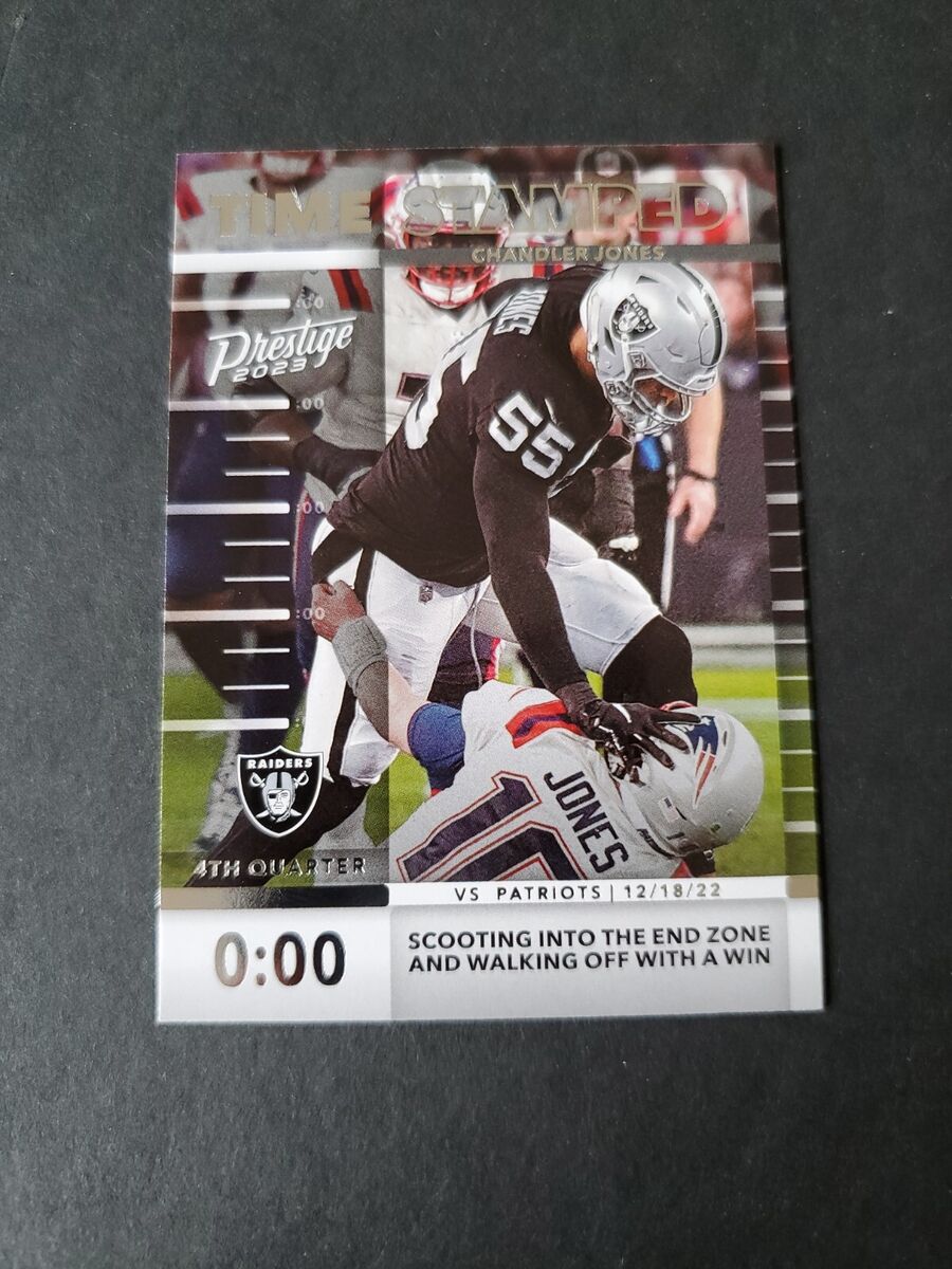 CHANDLER JONES 2023 Panini Prestige TIME STAMPED #TS-1 Las CHANDLER JONES 2023 Panini Prestige TIME STAMPED #TS-1 Las