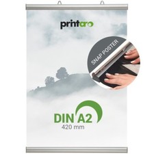 Posterleisten Snap  < Klemmprofil Set DIN A2 / 420 mm >