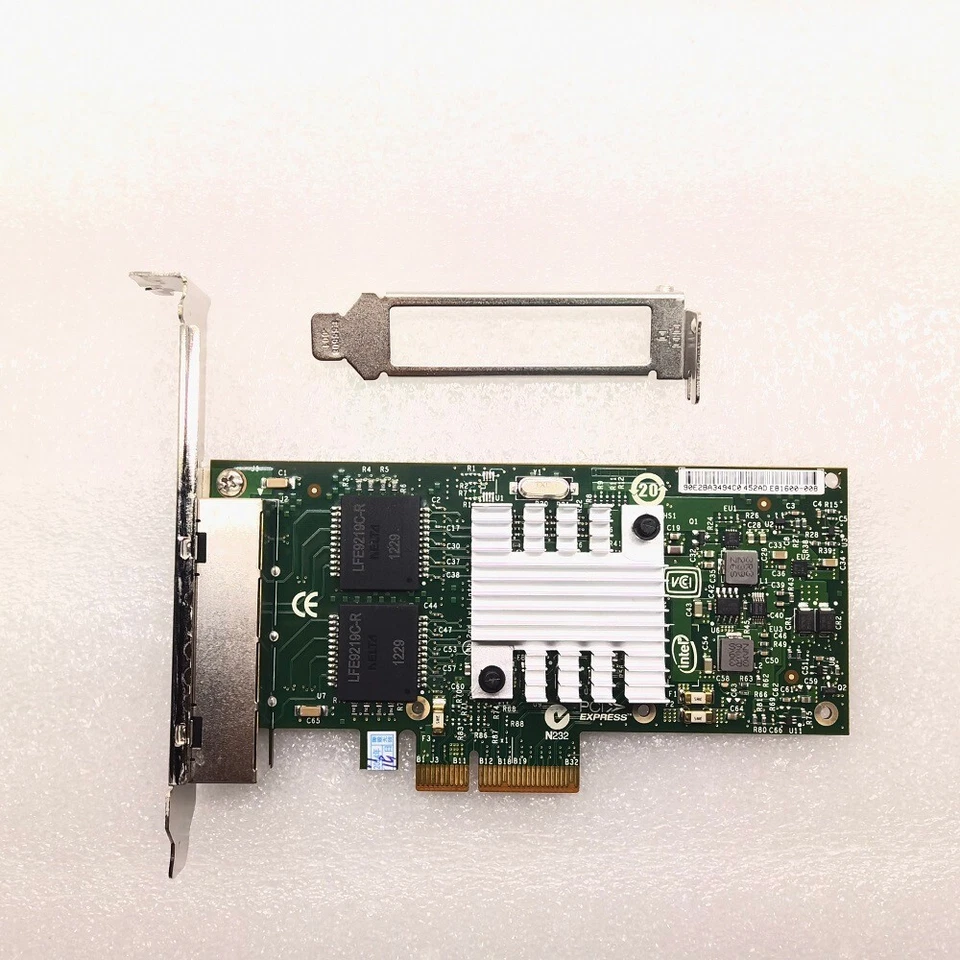 IBM 49Y4241 49Y4242 Intel I340-T4 Quad Port Ethernet Gigabit PCI Network Adapte - Image 2 of 3