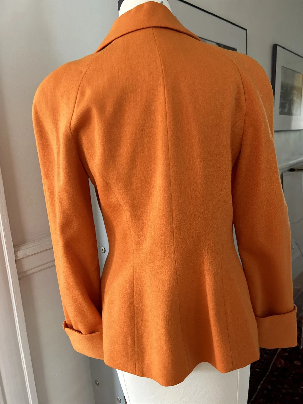 Giacca arancione Kenzo taglia 38 Made in France