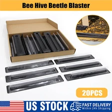 20X Black Bee Hive Beetle Blaster BeeHive Beetle Trap Beekeeping Tool Reusable