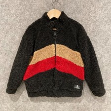 Rock Your Kid Boys Jacket Size 5 Years Fleece Striped Zip 38814