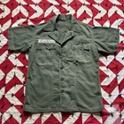 Vintage U.S. Military OG-107 Shirt As Is Worn Vietnam Green