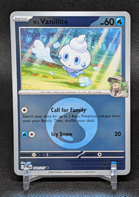 N's Vanillite 049/217 Energy Symbol Reverse Holo ME: Ascended Heroes