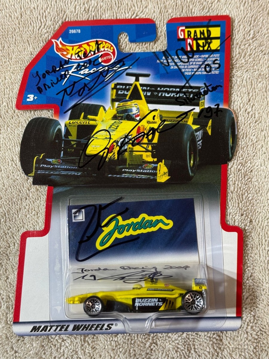F1　Buzzin' Hornets 1:18 ミニカー SIGNED Hot Wheels Jordan 