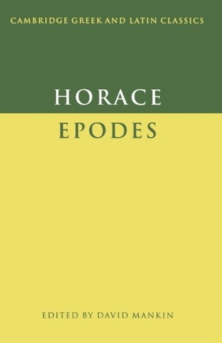 Horace: Epodes by Mankin, David New Fast Free Shipping<- - Image 4