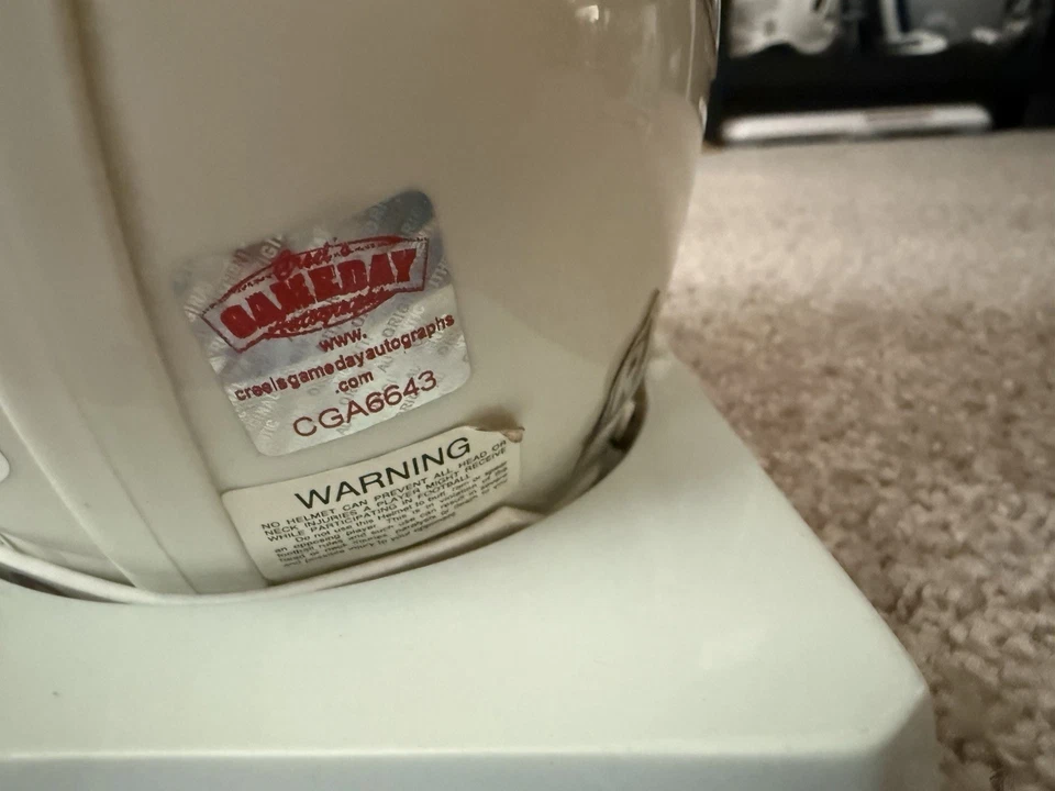 凯文·史密斯迷你头盔超级碗 XXX 30 签名亲笔签名牛仔 3X SB JSA — 第 3/3 张图片