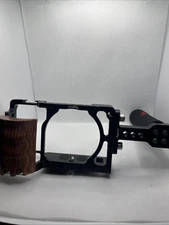 SmallRig Cage with Wooden Handgrip for Sony A6000 A6300
