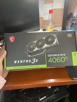 MSI GeForce RTX 4060 Ti VENTUS 3X 8G OC Graphic Card - EXCELLENT CONDITION