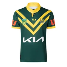Australian Kangaroos 2026 Home Jersey Sizes XS - 7XL Available Green NRL Classic