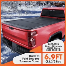 6.9ft Low-pro Tonneau Cover for 2020-25 Chevy Silverado/GMC Sierra 2500 3500 HD