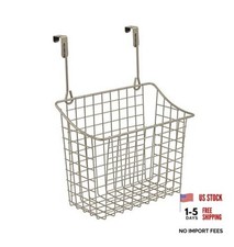 Grid Storage Basket, Over The Cabinet, Steel Wire Sink Organization for