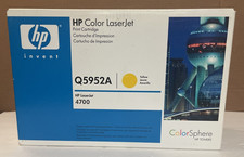 Genuine HP Q5952A 643A Yellow Toner for Color LaserJet 4700 NEW SEALED