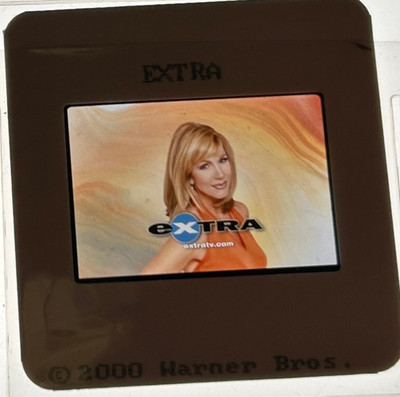 LEZZA GIBBONS - EXTRA TV Show 35mm Film Slide - FREE US SHIPPING!